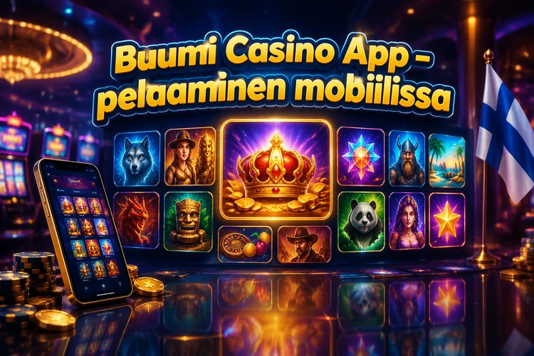 App Buumi Casino - pelaaminen mobiilissa