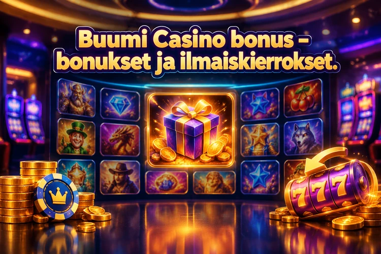 Buumi Casino bonus - bonukset ja ilmaiskierrokset